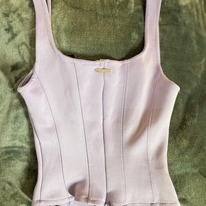 GUESS XSmall purple corset top